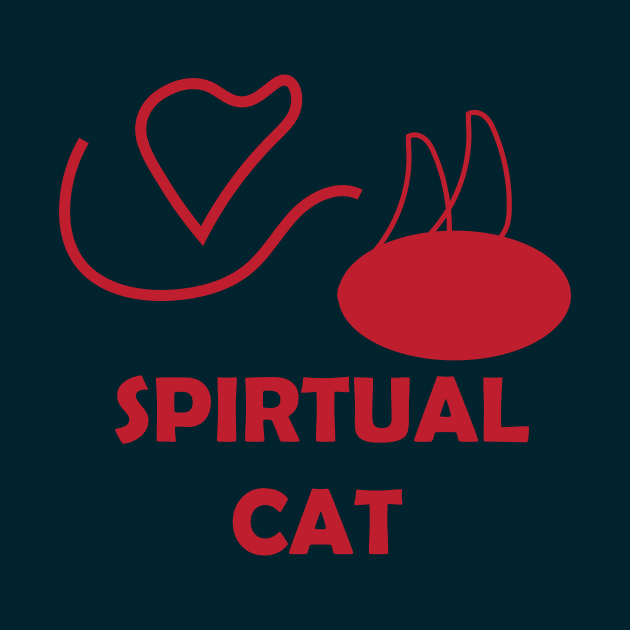 SPIRITUAL CAT VINTAGE DESIGN by Dolaaa