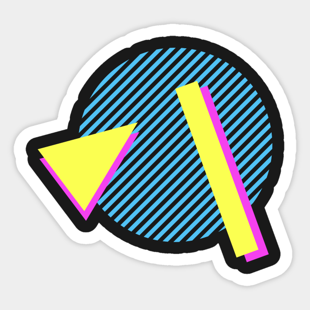 retro 90s aesthetic vaporwave design vaporwave sticker teepublic