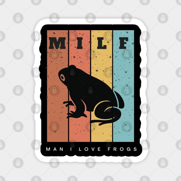 Man I Love Frogs! Magnet by CreoTibi