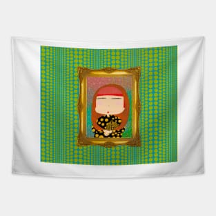 Yayoi Kusama X Mona Lisa Tapestry