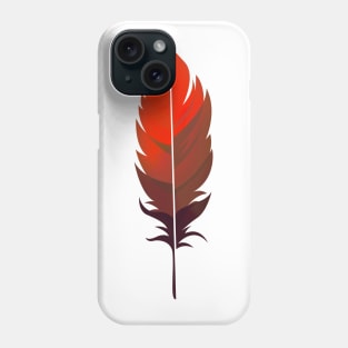 Colorful feather Phone Case