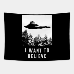 I want to believe Empire Destroyer Tapestry