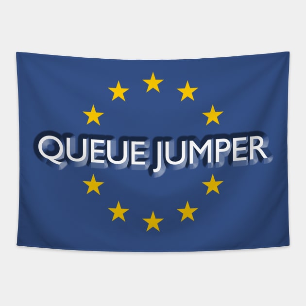 Queue Jumper Tapestry by Blacklinesw9