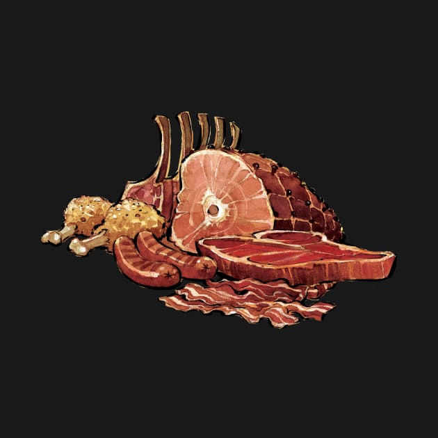 Pile O Meat by jessicawarrick