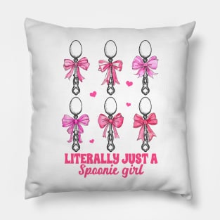 Chronic Invisible Illness POTS Literally Just A Spoonie Girl Pillow