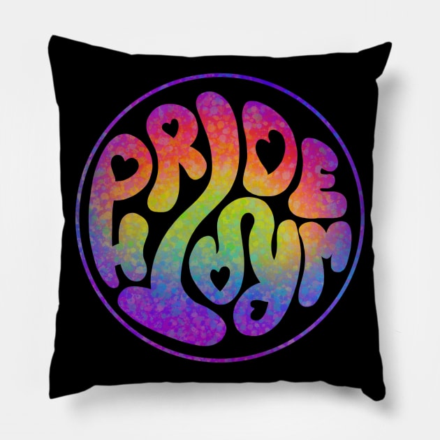 Pride and Wrath (Gay Pride Edition) Pillow by Labrattish