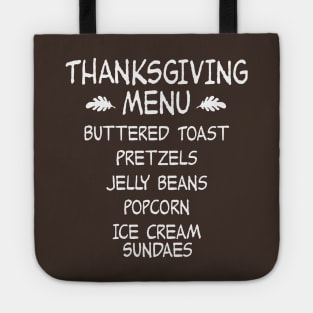 Thanksgiving Menu Tote