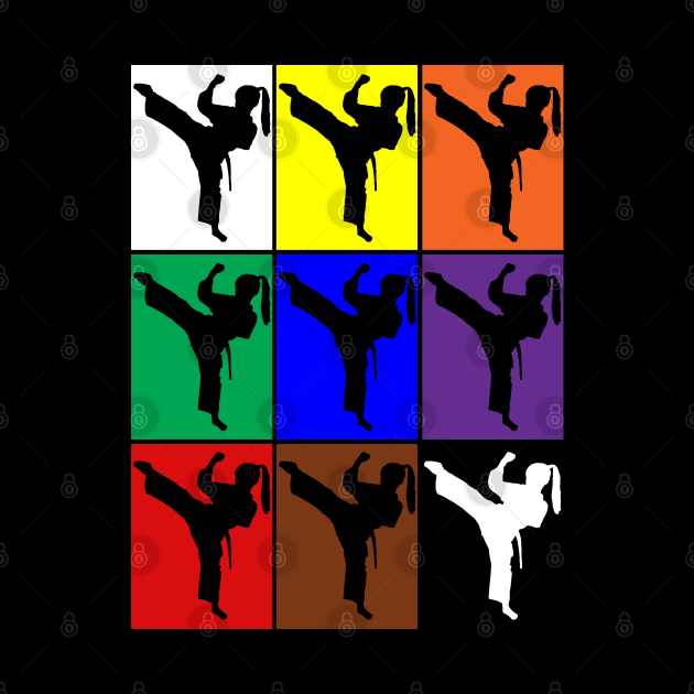 Karate - Karate Belt Colors by Kudostees