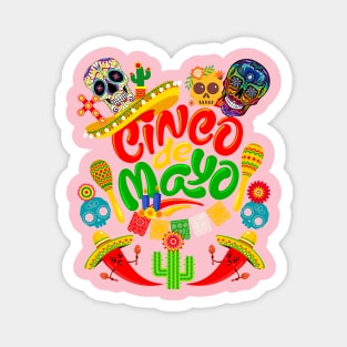 Feliz Cinco De Mayo  Magnet