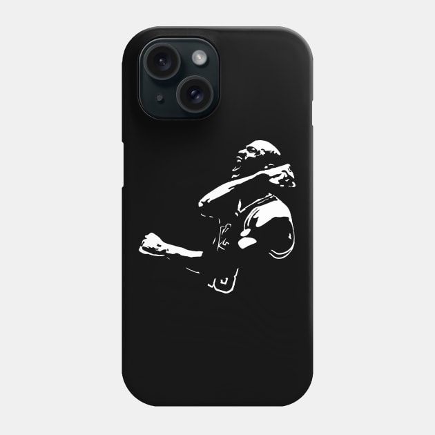 Michael Jordan Silhouette Phone Case by inkstyl