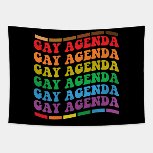 The Gay Agenda Retro Tapestry