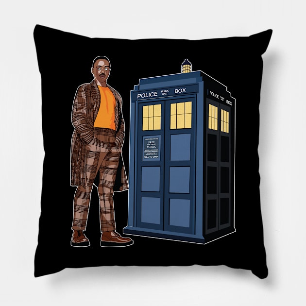 THE DOCTOR IS HERE! Pillow by KARMADESIGNER T-SHIRT SHOP