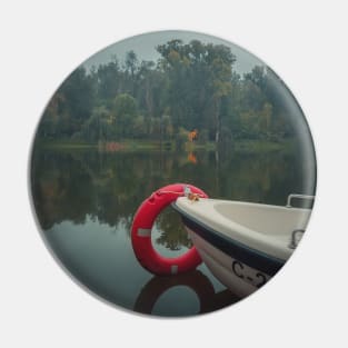 boat on the lake Pin