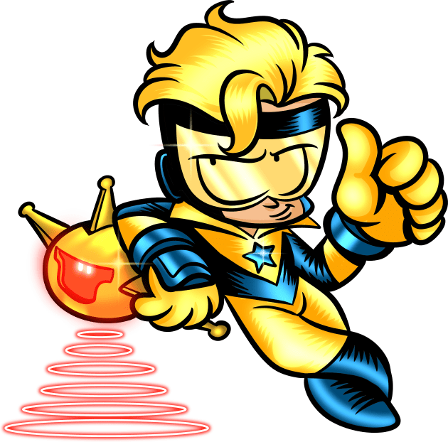 Booster Gold Kids T-Shirt by BeefcakeBoss