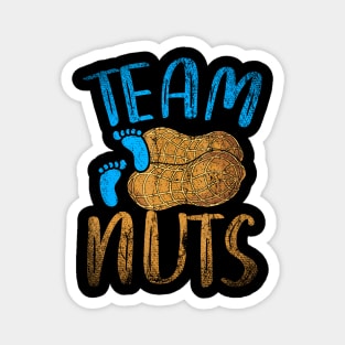 Baby Party Gender Reveal Party Team Nuts Funny Gender Reveal Magnet