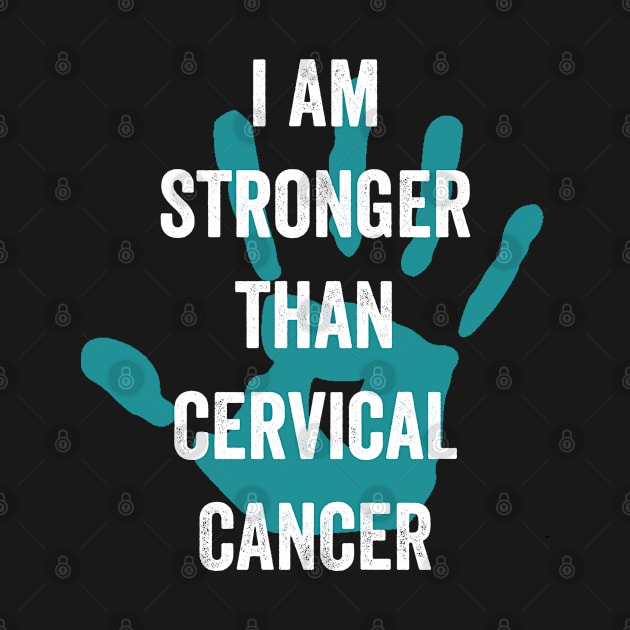 cervical cancer warrior - gynecological cancer teal ribbon awareness month by Merchpasha1