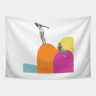 Cliff Diving Tapestry