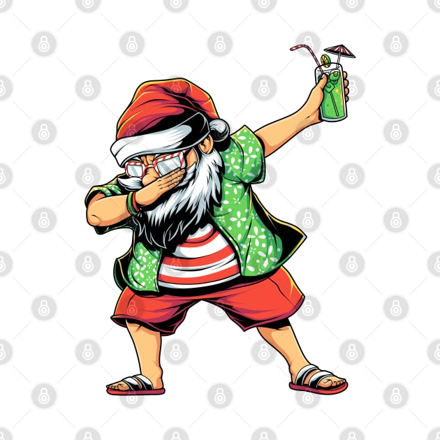 Dabbing Beach Santa by BDAZ