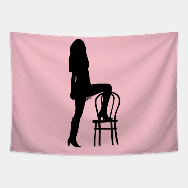 taylor swift Silhouette Tapestry by Cun-Tees!