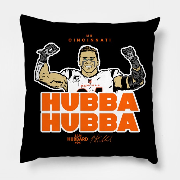 Hubba Hubba, Sam Hubbard - A Pillow by SnellBeast