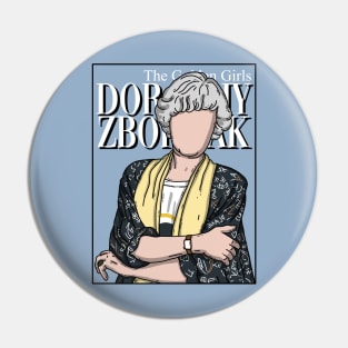 Dorothy Zbornak Comic Style Pin