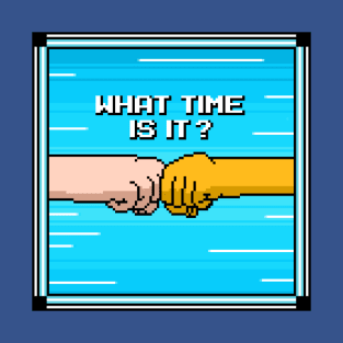 What Time Is It? Adventure Time pixel art T-Shirt