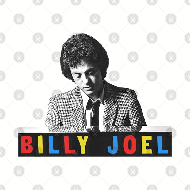 Billy Joel / Retro Style Fan Design by DankFutura