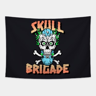 skull brigade Tapestry