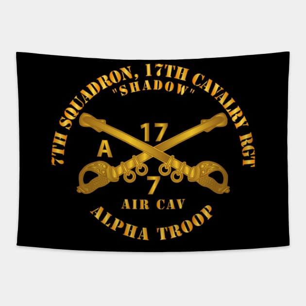 7th Sqn 17th Cav Regt - Alpha Trp - Shadow Tapestry by twix123844