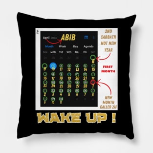 Wake up T-shirt Pillow