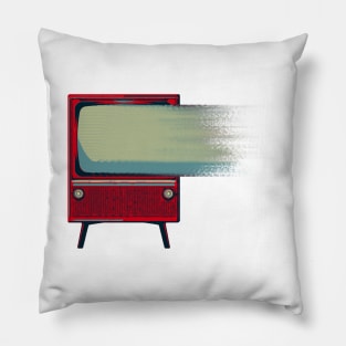 Television Blur Pillow