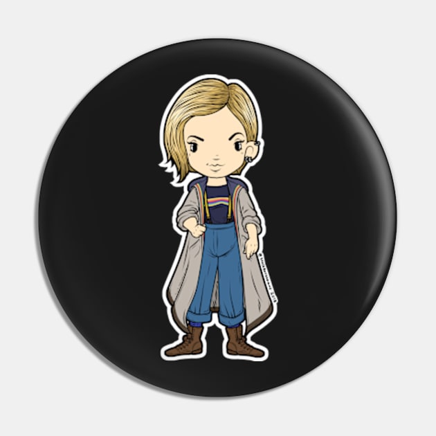 13th Doctor Pin by SpacebatDesigns 
