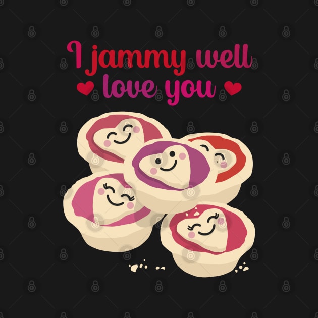 I Jammy Well Love You - Jam Tarts by VicEllisArt