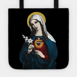 Virgin Mary with her Immaculate Heart Tote