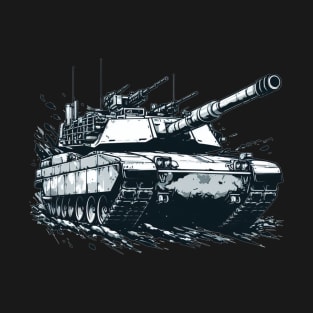 American M1 Abrams: Tank Powerhouse Graphic T-Shirt