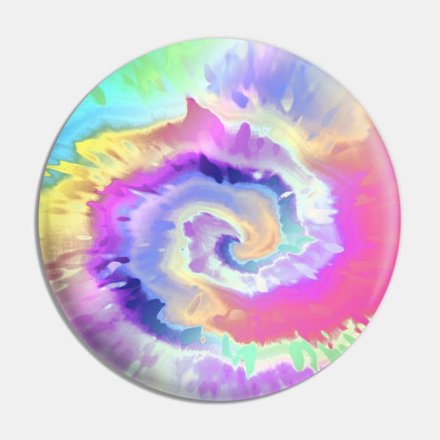 Pastel Tie Dye Pin by Scar