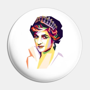 LADY DIANA WPAP Pin