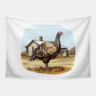 Farm Turkey Tapestry