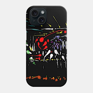 abstract sci-fi - space battle Phone Case