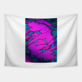 Fractured anger pink Tapestry