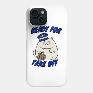 Funny Pilot Sumo cat Phone Case