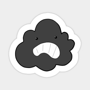 funny cloud and again angry Magnet