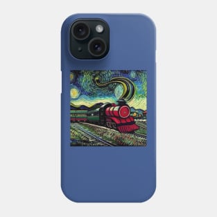 Starry Night Wizarding Express Train Phone Case