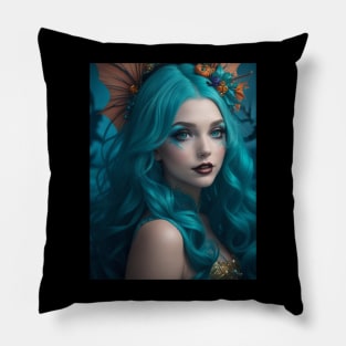 Bat Wing Mermaid Pillow