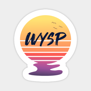 Sunset WYSP Magnet