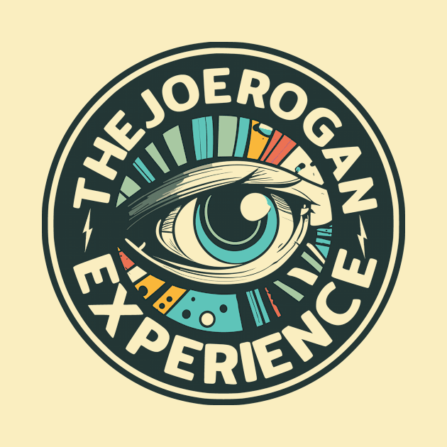 Trippy Eye Logo Art for The Joe Rogan Experience Podcast by TeeTrendz