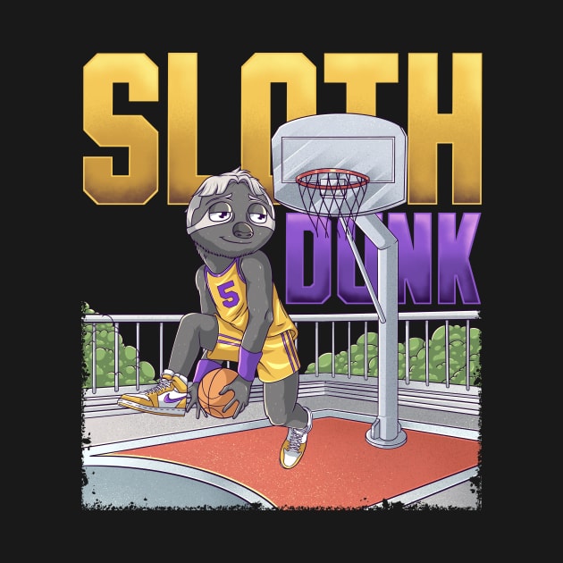 Sloth Dunk by ragil_studio