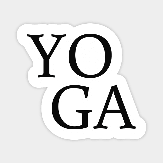 Yoga teeshirt t-shirt Magnet by SunArt-shop