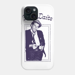 Tom Waits / Retro Style Design Phone Case