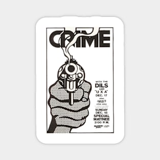 Crime Gun Band Magnet